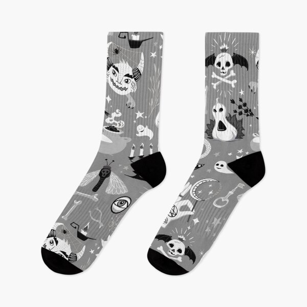 Item preview, occult pentagram cat halloween gray grey designed and sold by Gossip Rag.