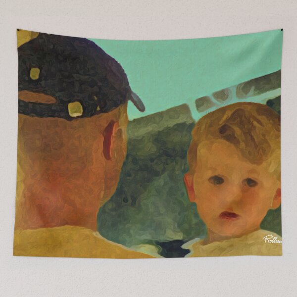 Aperçu de l'œuvre PÈRE ET FILS créée et vendue par ArtbyRolleen.