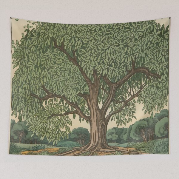 Item preview, Black locust tree drawing designed and sold by ComicsFactory.