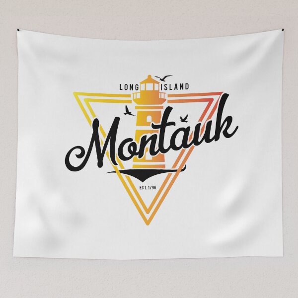 Item preview, Retro LI Montauk designed and sold by Nauti & Nice Co.  Coastal Apparel Line.