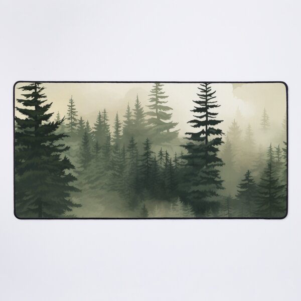 Item preview, Foggy pine trees designed and sold by bigmoments.