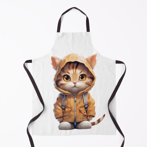 Item preview, Cute Orange Cat In Raincoat designed and sold by ZebraStallion.