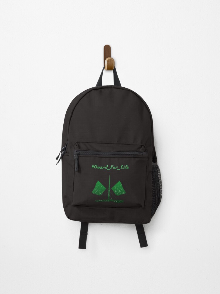 Thumbnail 1 of 3, Backpack, #Guard_For_Life green designed and sold by Roxy-The-Fox.