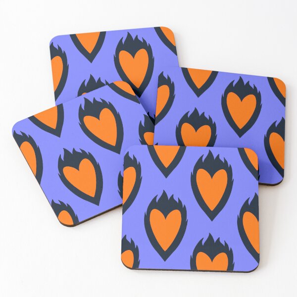 Item preview, Red heart with flame designed and sold by Krymkuch.