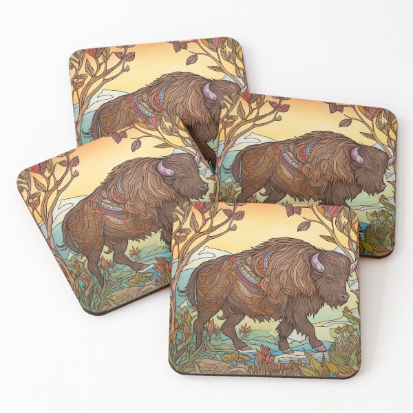 Item preview, Bison drawing designed and sold by ComicsFactory.