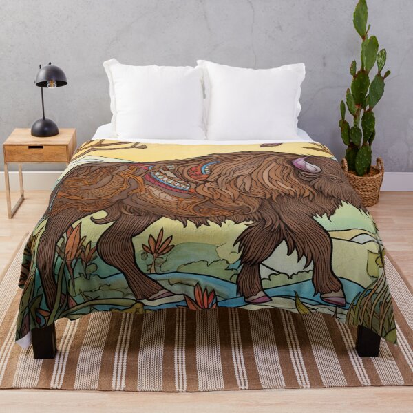 Item preview, Bison drawing designed and sold by ComicsFactory.