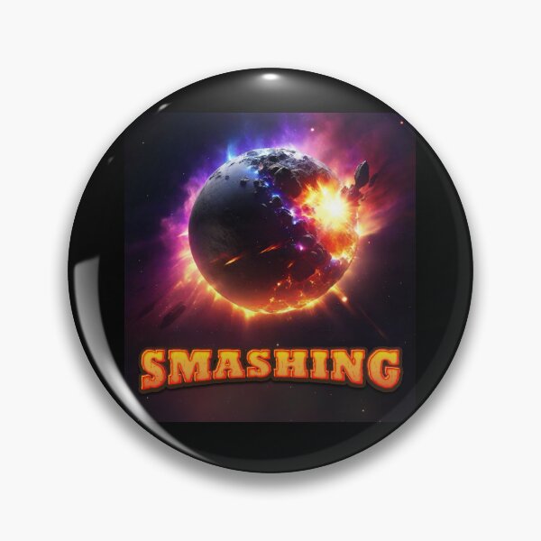Item preview, Smashing Impact: Asteroid Meets Earth designed and sold by blue-planet-art.