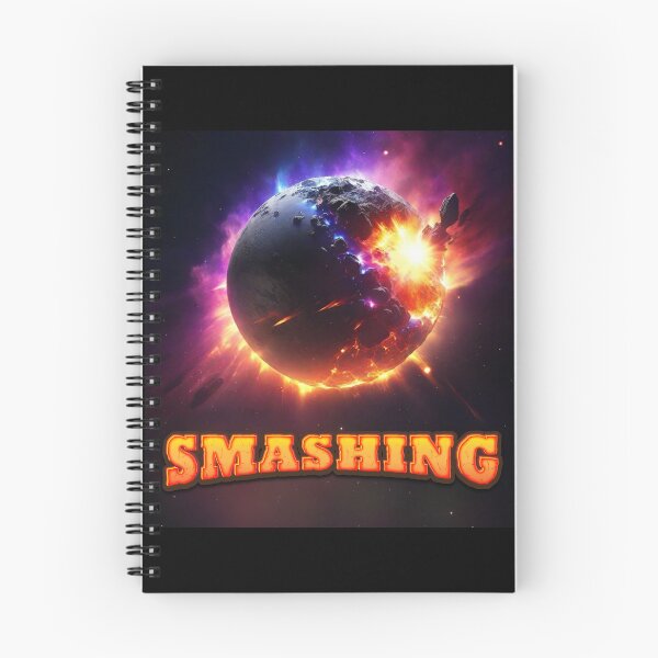 Item preview, Smashing Impact: Asteroid Meets Earth designed and sold by blue-planet-art.