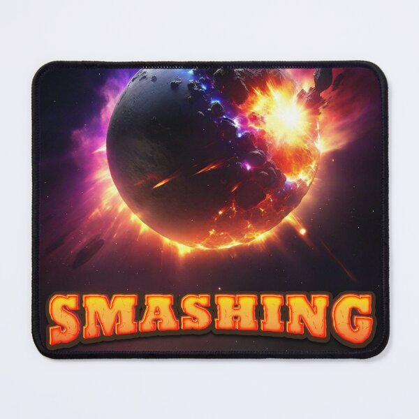 Item preview, Smashing Impact: Asteroid Meets Earth designed and sold by blue-planet-art.
