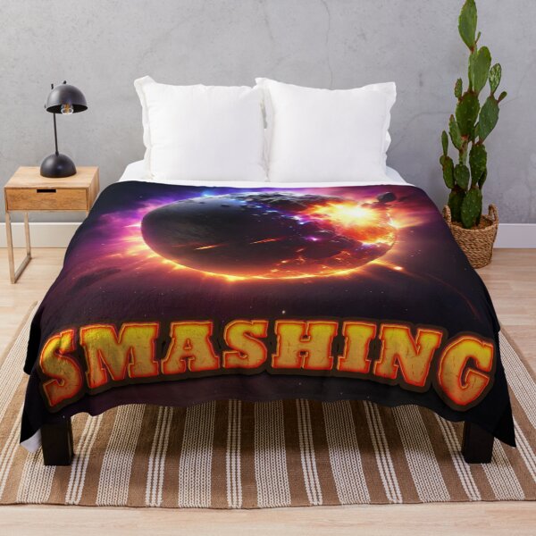 Item preview, Smashing Impact: Asteroid Meets Earth designed and sold by blue-planet-art.