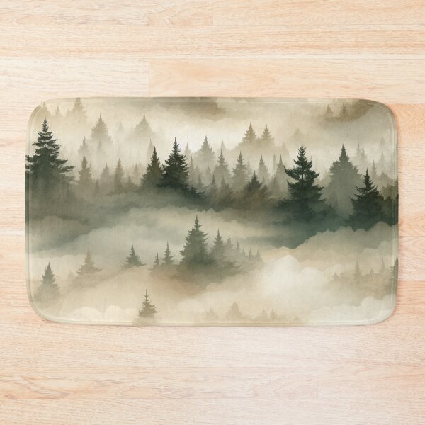 Item preview, Misty forest trees designed and sold by bigmoments.