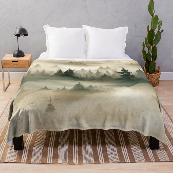 Item preview, Misty forest trees designed and sold by bigmoments.
