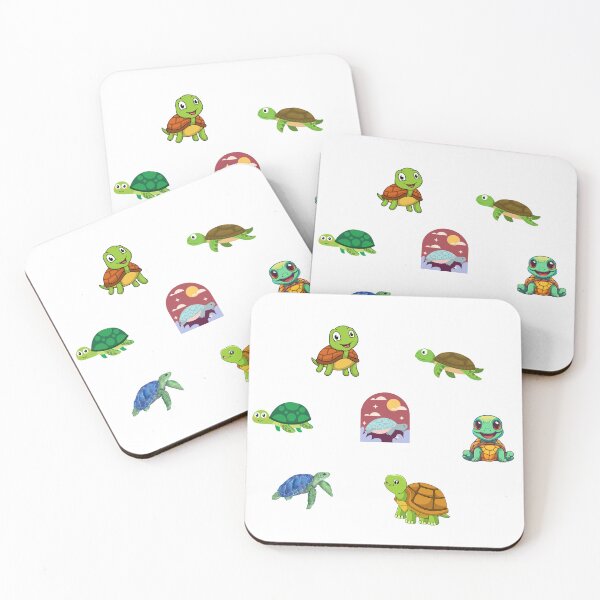 Item preview, cute turtle set designed and sold by KacperStore.