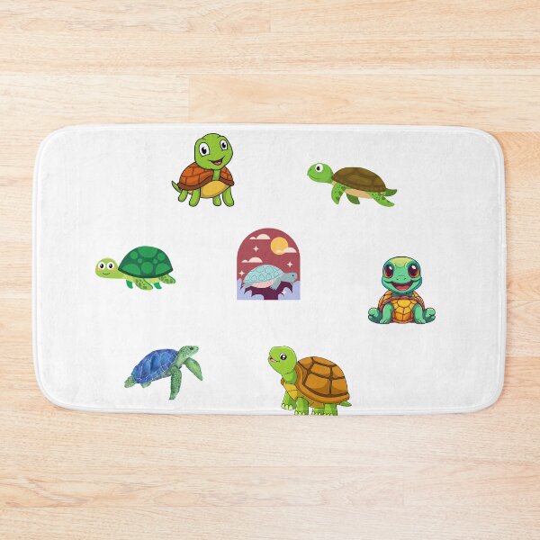 Item preview, cute turtle set designed and sold by KacperStore.