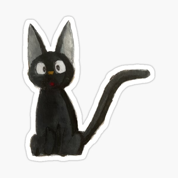 You Tried Kiki Black Cat Sticker – Maofriends