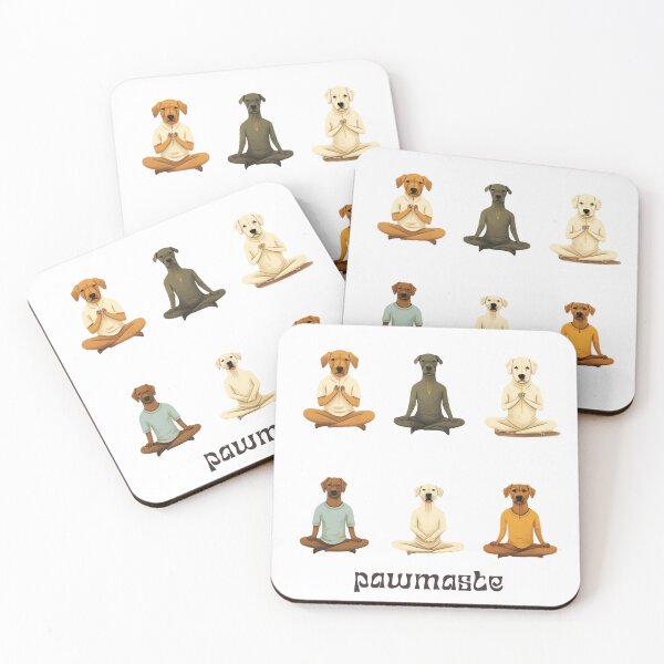 Item preview, Yoga Dogs- Pawmaste designed and sold by GoatAndCamel.