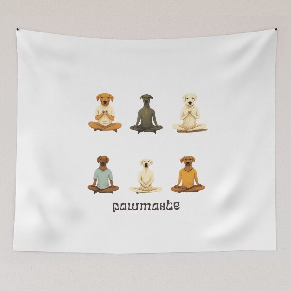 Item preview, Yoga Dogs- Pawmaste designed and sold by GoatAndCamel.
