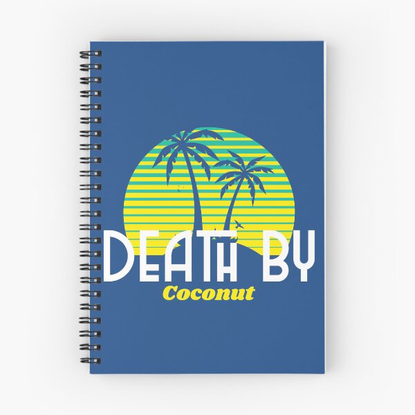 Item preview, Death by coconut designed and sold by Clobbertogs.