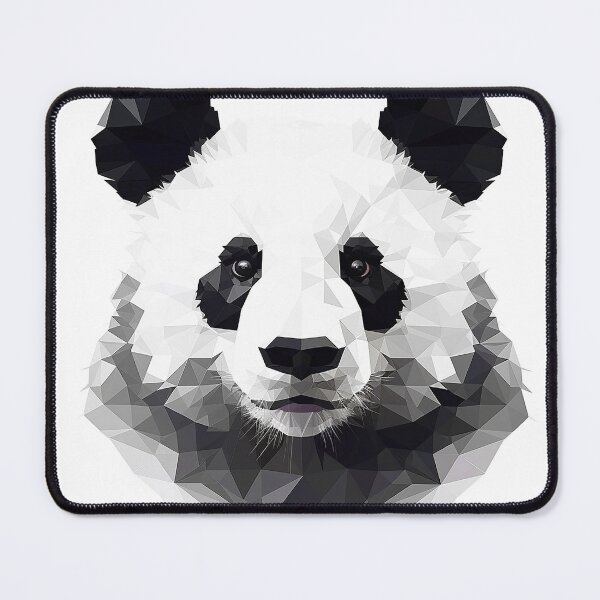 Item preview, Panda in faceted geometric style designed and sold by Skynotik.