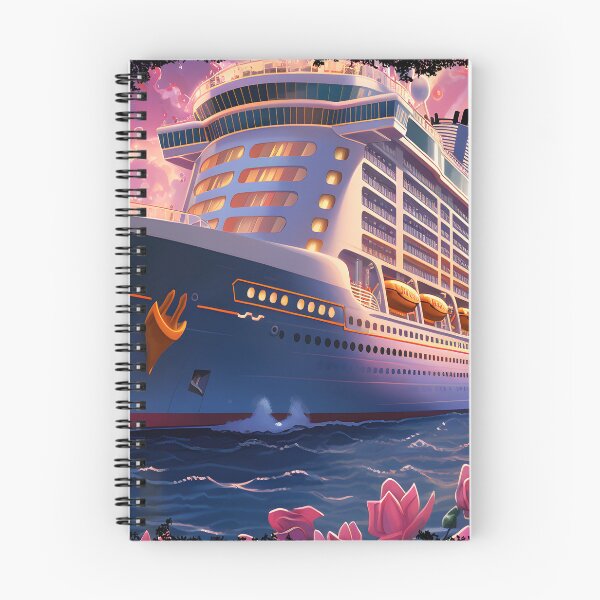 Item preview, colourful princess cruise ship designed and sold by WickyWildLife.