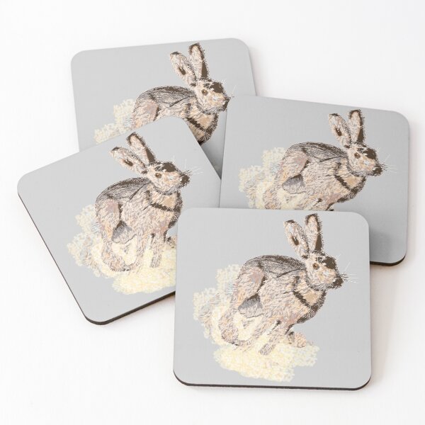 Item preview, Art - Hare running with dust designed and sold by Eejee-SK.