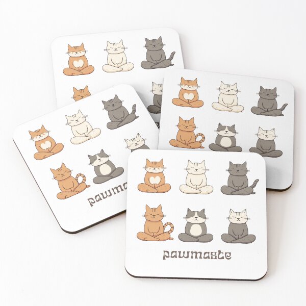 Item preview, Cat Yoga -- Pawmaste designed and sold by GoatAndCamel.