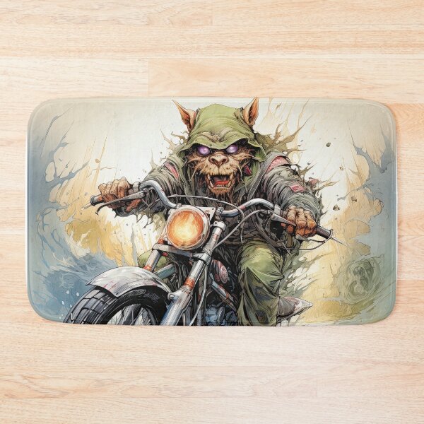 Item preview, Old cat bikie outlaw designed and sold by TheOosh.