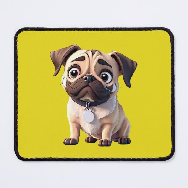 Item preview, Animated pug in 3D style designed and sold by ChickNickStudio.