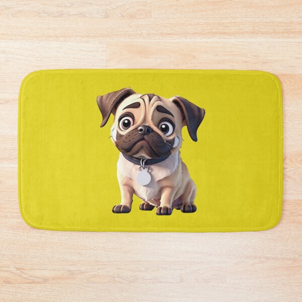 Item preview, Animated pug in 3D style designed and sold by ChickNickStudio.