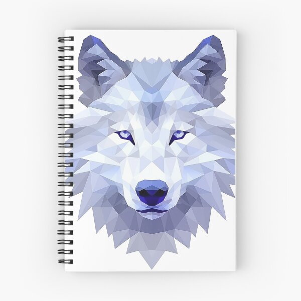 Item preview, Wolf in faceted geometric style designed and sold by Skynotik.