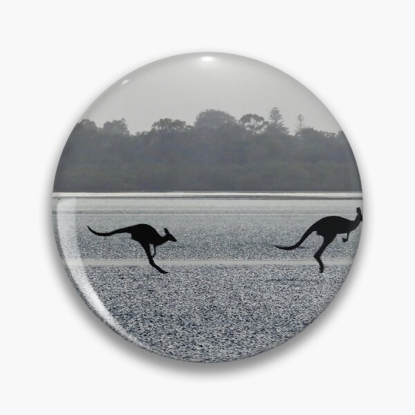 Item preview, Kangaroos spaced nicely on  Beach designed and sold by Mark Grimsley.