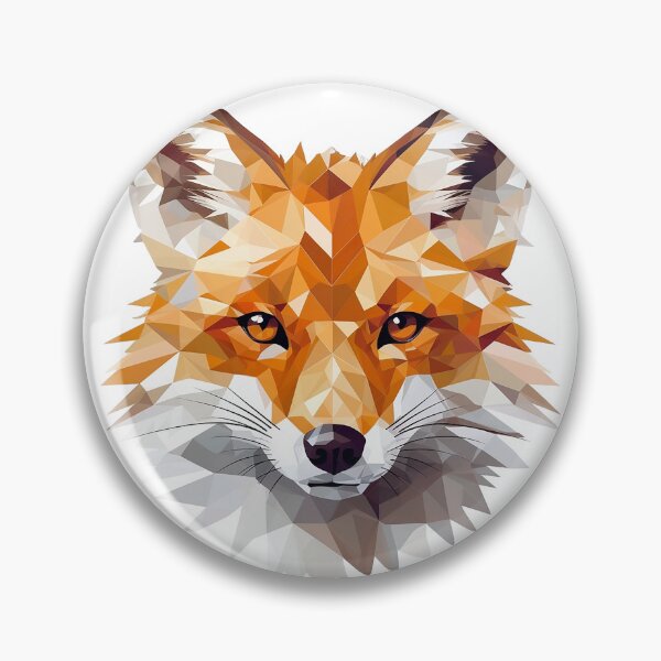 Item preview, Fox in faceted geometric style designed and sold by Skynotik.
