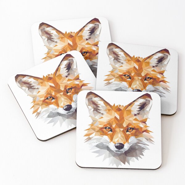 Item preview, Fox in faceted geometric style designed and sold by Skynotik.