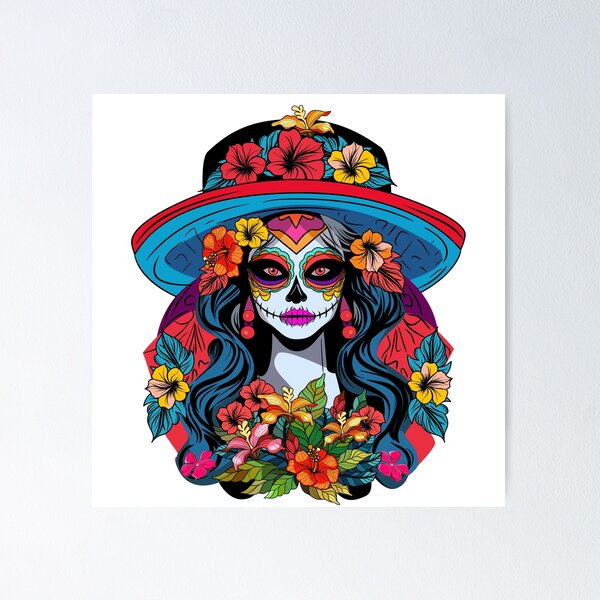 Item preview, La Catrina symbol of Day of the Dead designed and sold by Mashusha-art.