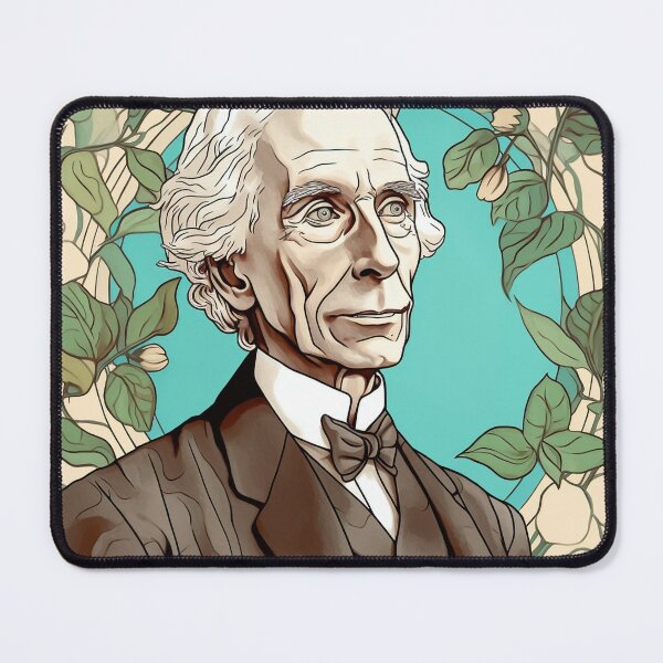 Item preview, Bertrand Russell drawing designed and sold by ComicsFactory.