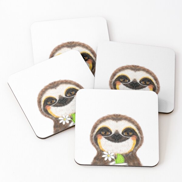 Item preview, Smilling sloth designed and sold by natinart.