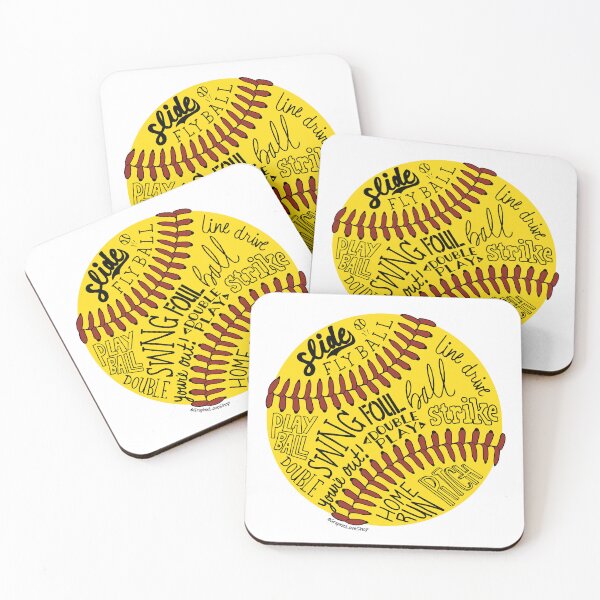 Item preview, Words of Softball © GraphicLoveShop designed and sold by Graphic Love Shop.
