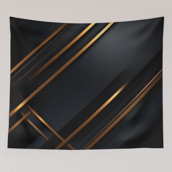 Item preview, Abstract gold lines designed and sold by pixed-art.