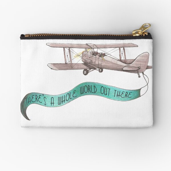 There's a Whole World Out There Zipper Pouch