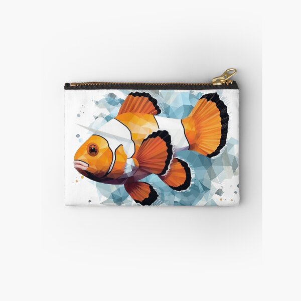 Item preview, Clown fish in faceted geometric style designed and sold by Skynotik.