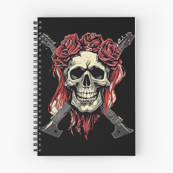 Item preview, Rock N Roll Skull designed and sold by FrozenPolarBear.