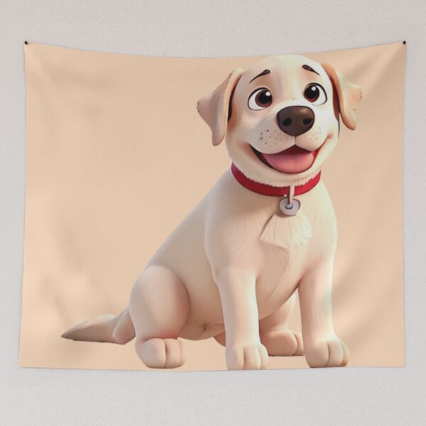 Item preview, Animated Labrador Retriever in 3D style designed and sold by ChickNickStudio.