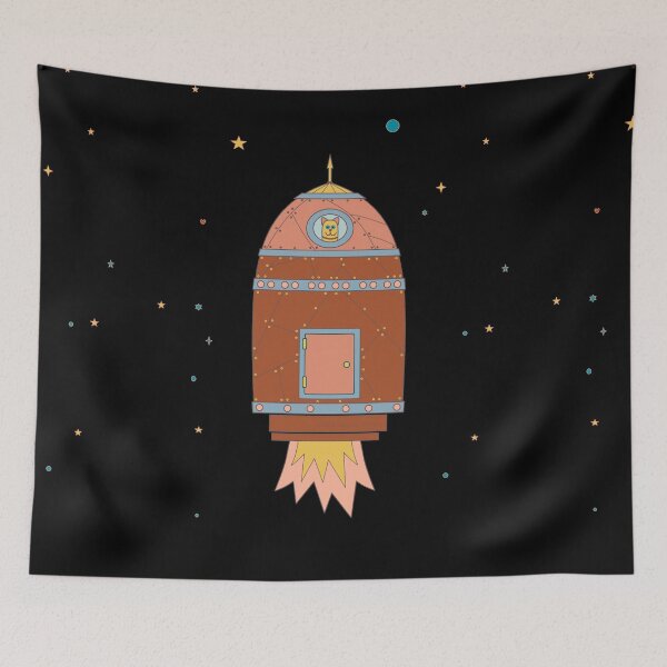 Item preview, MAJOR TOM IN ROCKETSHIP designed and sold by Jean Gregory Evans.