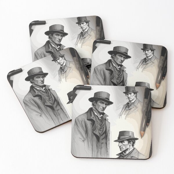Item preview, Pencil sketch, portrait of a man designed and sold by CatCoconut-Art.