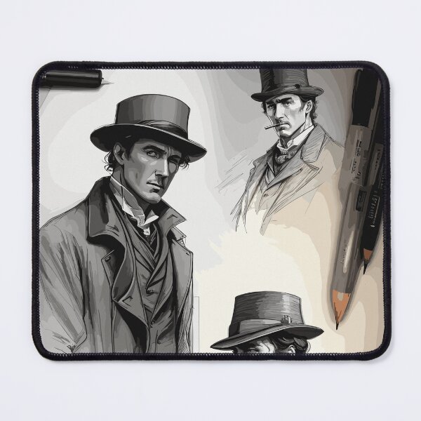 Item preview, Pencil sketch, portrait of a man designed and sold by CatCoconut-Art.