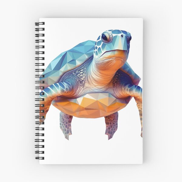 Item preview, Sea turtle in faceted geometric style designed and sold by Skynotik.