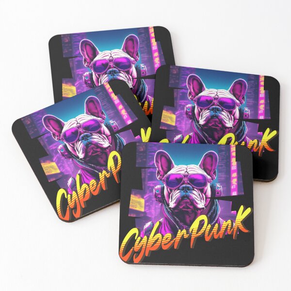 Item preview, Bulldog Cyberpunk cool and futuristic science fiction animal designed and sold by Nemosis.