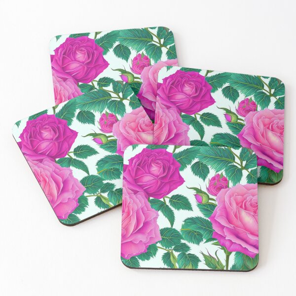 Item preview, Beautiful white with pink roses designed and sold by Gigglyvibes.