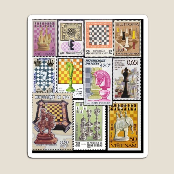 Item preview, CHESS Postage Stamps Design  designed and sold by William Wright.