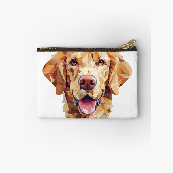 Item preview, Dog - Golden Retriever in geometric faceted style designed and sold by Skynotik.
